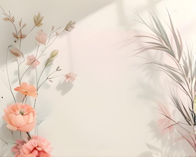 Full-width hero section of a boutique event planner website featuring a pastel color palette and elegant serif headings